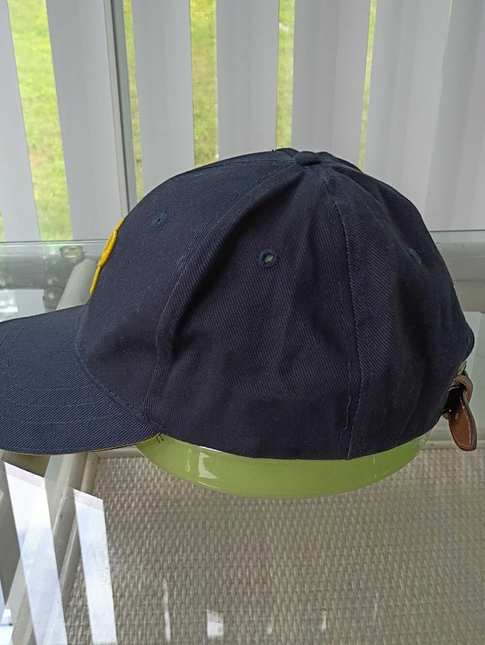 Breitling 1884 Baseball Cap Adjustable Organic Cotton Blue With Gold Logo